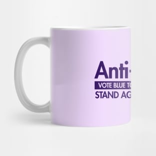 Anti-Fascist - Vote Blue to Save Democracy Mug